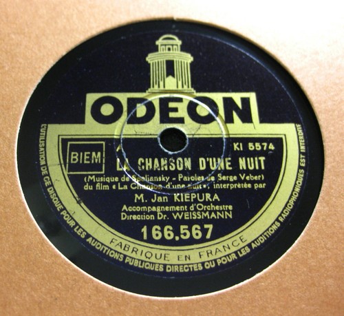 Jan kiepura chanson d - kiepura, d'une