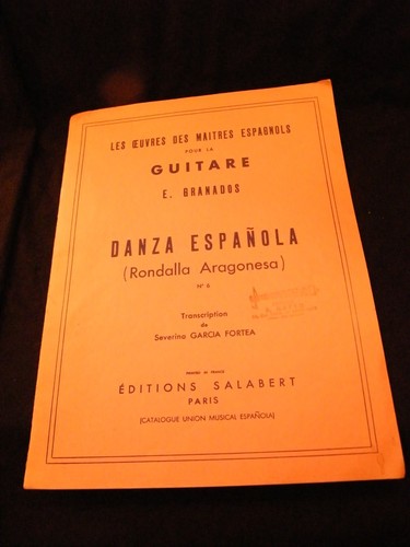 Partition danza española - danza,