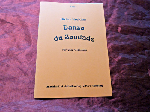 Danza saudade noten für - da,