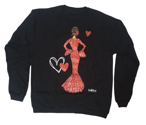 Pullover motiv flamenco - pullover,