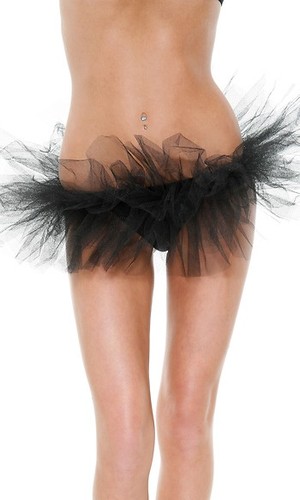 Sexy tutu schwarz tüll - sexy,