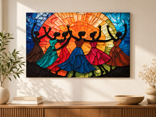 Leinwandbild afrikanischer - leinwandbild,